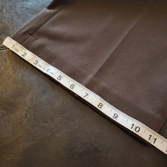 Express Brown Wide Leg Pants 10R - Picture 9 of 9